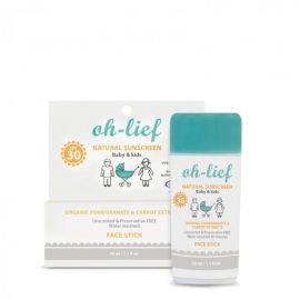 Oh-Lief Natural Sunscreen Face Stick - Baby & Kids